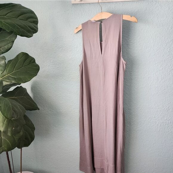 Standard James Perce side pocket lagenlook minimalist freestyle maxi dress - Picture 8 of 11